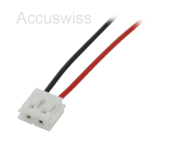 Notleuchtenakku 4.8V, 500mAh, Ni-MH, L1x4 Lady mit 100mm Kabel und Stecker