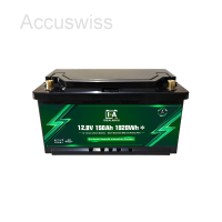 Idealakku IA-12-150H, 12V 150Ah LiFePO4 Akku, 355x175x188mm mit Bluetooth, Heizung