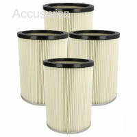 4x Patronen-Filter als Ersatz für Kärcher Staubsauger 6.904-325.0, 6.904-048.0