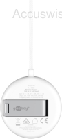 Kabelloses Ladegerät mit Ständer Qi 2.2, 25 W, USB-C, weiss