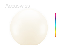 LED-Solar-Dekoleuchte Kugel, 35 cm, Größe XL, RGBW