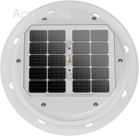 LED-Solar-Dekoleuchte Kugel, 35 cm, Größe XL, RGBW