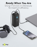 Laptop-Powerbank 20.000 mAh mit Power Delivery, 65W