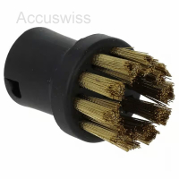 9x Rundbürste passend für Kärcher Dampfreiniger Easyfix SC 3,4,5 - Messingborsten