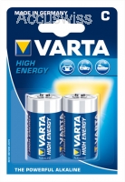 Varta 4914 High Energy C Batterien 2er Pack