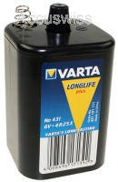 Varta V431, 4R25X Blockbatterie 6V 8.5A