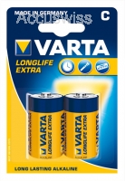 Varta 4114 Longlife, C, Baby, Batterie 2er Pack