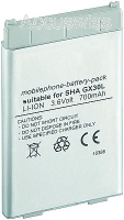 Akku passend für Sharp 550SH, GX15, GX17, GX25, GX29 900mAh