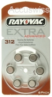 Rayovac R312AE, Typ 312 Extra Advanced Hörgeräte Batterien