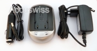 Li-Ion Schnell-Ladegerät für SAMSUNG SBL-1037 / SLB-1137