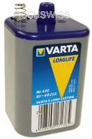 Varta V430, 4R25 / 4R25X Blockbatterie 6V 7.5A