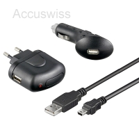 3in1 Ladekit fr mini USB Gerte