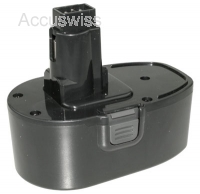 Akku ersetzt DeWalt DC9096 passend für DW999 18V 2Ah