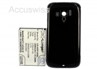 Akku ersetzt HTC 35H00123-02M, RHOD160 2800mAh Schwarz