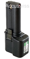 Akku für AEG P9.6 2.GENERATION, 9.6V 3Ah
