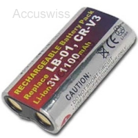 Akku ersetzt Olympus LB01E, DLCR-V3 1100mAh