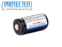 Keeppower 16340 (RCR123A) Li-Ion 3.7V 800mAh PCB