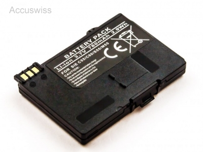 Batería Para Siemens Modelo Eba-510, 3,7v, 850mah/3,1wh, Li-ion