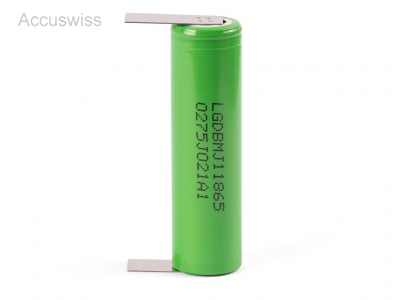 LG INR18650MJ1 Li-Ion Akku 3500mAh mit Lötfahne U - Akku und Batterien ...