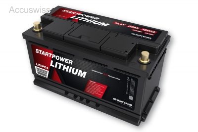 StartPower LiFePO4 Autobatterie 12V 80Ah 1800A (EN) 352x175x190mm - Akku  und Batterien Online-Shop auch für Ihr Motorrad, E-Bike