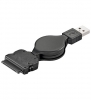 USB Datenkabel (ausziehbar) fr Apple iPad/iPod/iPhone 3G/iPhone 3Gs/iPhone 4