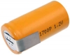 Industrie Akkus BYD SC1700, Ni-CD 1700mAh mit Z-Ltfahne