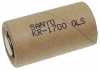 SanyoKR-1700SCV Pappmantel, Sub-C 1.2V 1700mAh Ni-CD