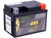 Intact GEL12-4L-BS GEL-Motorradbatterie ersetzt WPX4L-BS, YT4L-BS 12V 3Ah