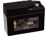 Intact GEL12-4A-BS GEL-Motorradbatterie ersetzt SLA12-4A-BS, YTZ4A-BS 12V 2.5Ah