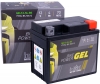 Intact GEL12-5L-BS GEL-Motorradbatterie ersetzt DIN 50412, M6004, 12V 4Ah