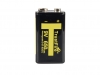 Trustfire / Soshine 9V-Block Li-Polymer Akku 6LR61, 6F22 650mAh