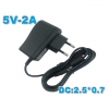 AC Adapter 5V 2A fr Tablet PC, 2.5-0.7mm