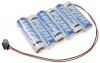 RC Akku-Pack 7,2V 2700mAh Ni-MH F1x6, fr MPX