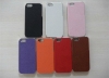 Cover passend für Apple iPhone 5, 5S, SE Leder Weiss