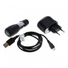 3in1 Ladekit für micro USB Geräte 1000mAh