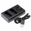 Dual USB Ladegert fr Panasonic DMW-BLG10 Akkus