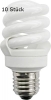 TCP Energiesparlampe Spirale 11W E27