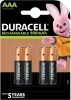 Duracell AAA, HR3, DX2400, 1.2V 900mAh Ni-MH Akkus 4er Pack