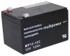 Multipower MPC12-12 (MP12-12C) Bleiakku Zyklenfest, 12V 12Ah Faston 6,3mm