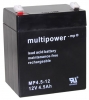 Multipower MP4.5-12 Bleiakku 12V 4.5Ah Faston 4,8mm