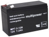 Multipower MP7.2-12B Bleiakku 12V 7.2Ah Faston 6,3mm