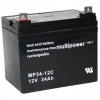 Multipower MP34-12C Bleiakku Zyklenfest, 12V 34Ah M6