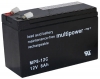 Multipower MP8-12C Bleiakku Zyklenfest, 12V 8Ah Faston 6,3mm