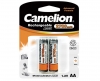Camelion 2700mAh 2 Stück AA Akku mit Aufbewahrungsbox