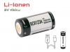 Keeppower RCR123 3V 1000mAh Li-Ion (Wiederaufladbar ber micro USB)