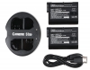 Dual Akkuladestation für Nikon EN-EL15 mit 2 Akkus