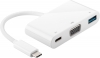 USB-C Multiport Adapter auf VGA, USB-C, USB 3.0