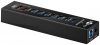 Aktiver USB 3.0 Hub 7+2 Port 2.4A