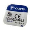 Varta V386, SR43W, SR1142, High Drain Knopfzelle