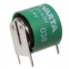 Varta 2/V40H aufladbare NiMH Knopfzelle 2.4V 40mAh mit Print 2/1 ++/-